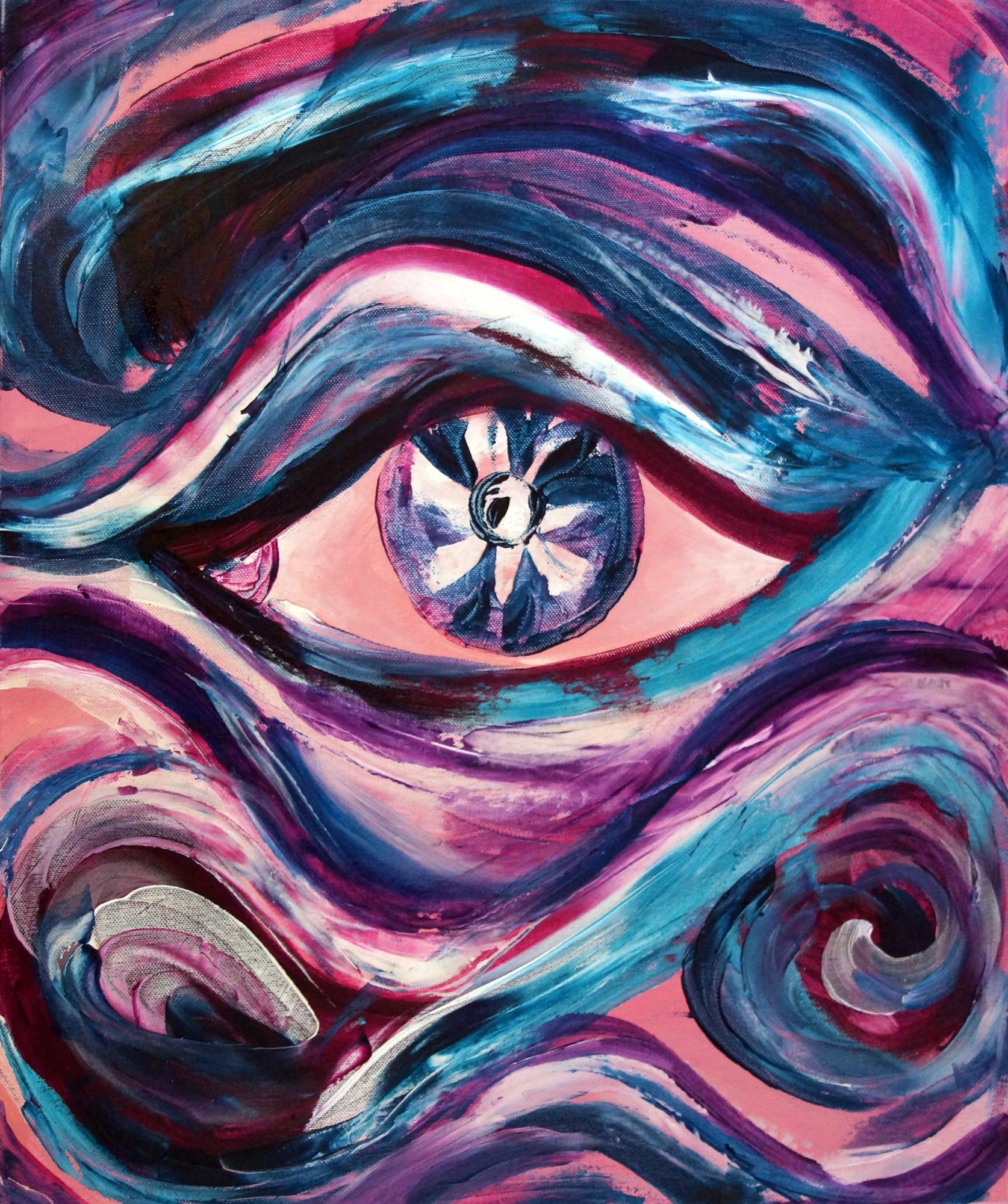 Diana Bordean original abstract painting