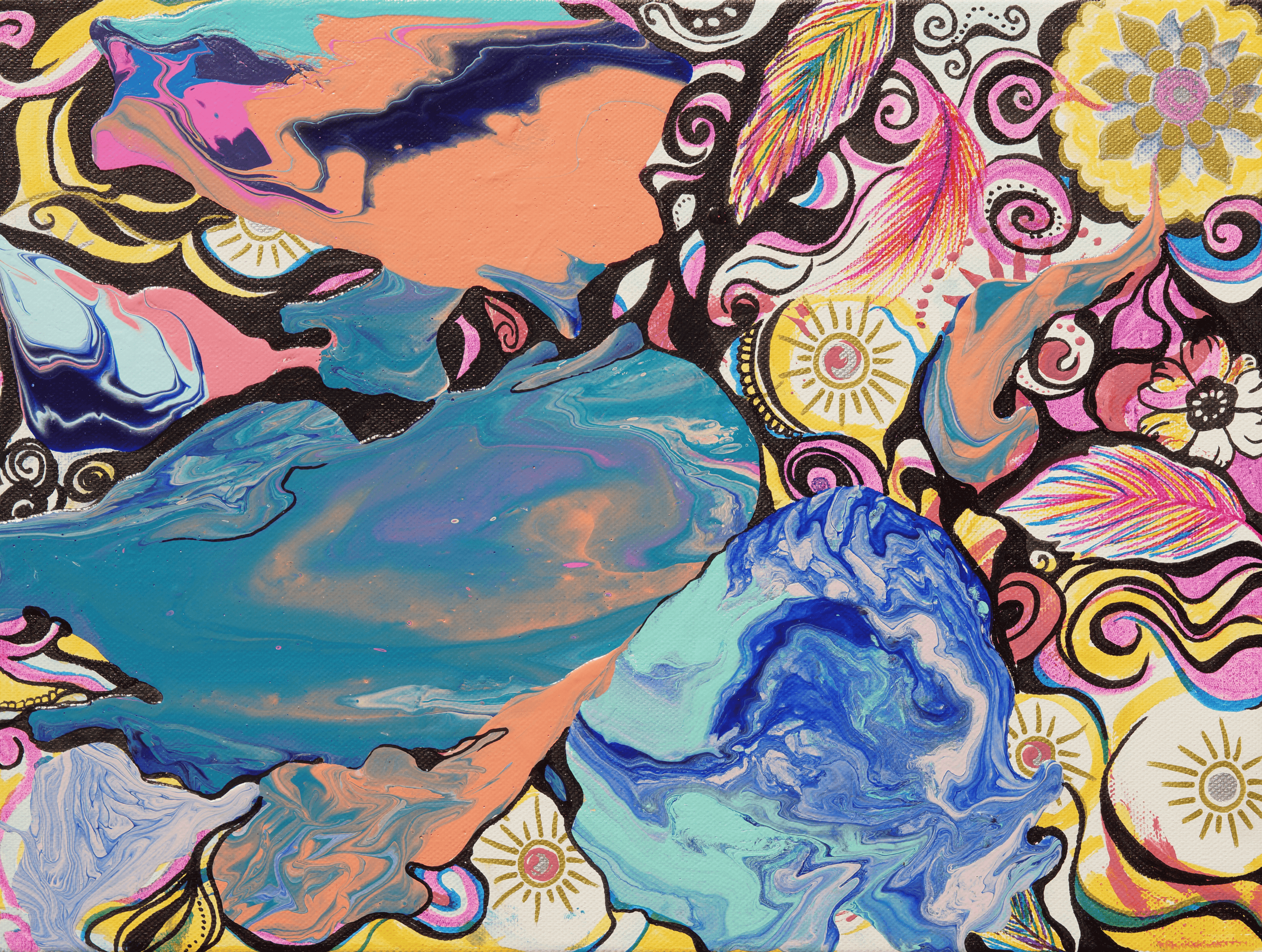 Painting 38 — abstract painting by Diana Bordean