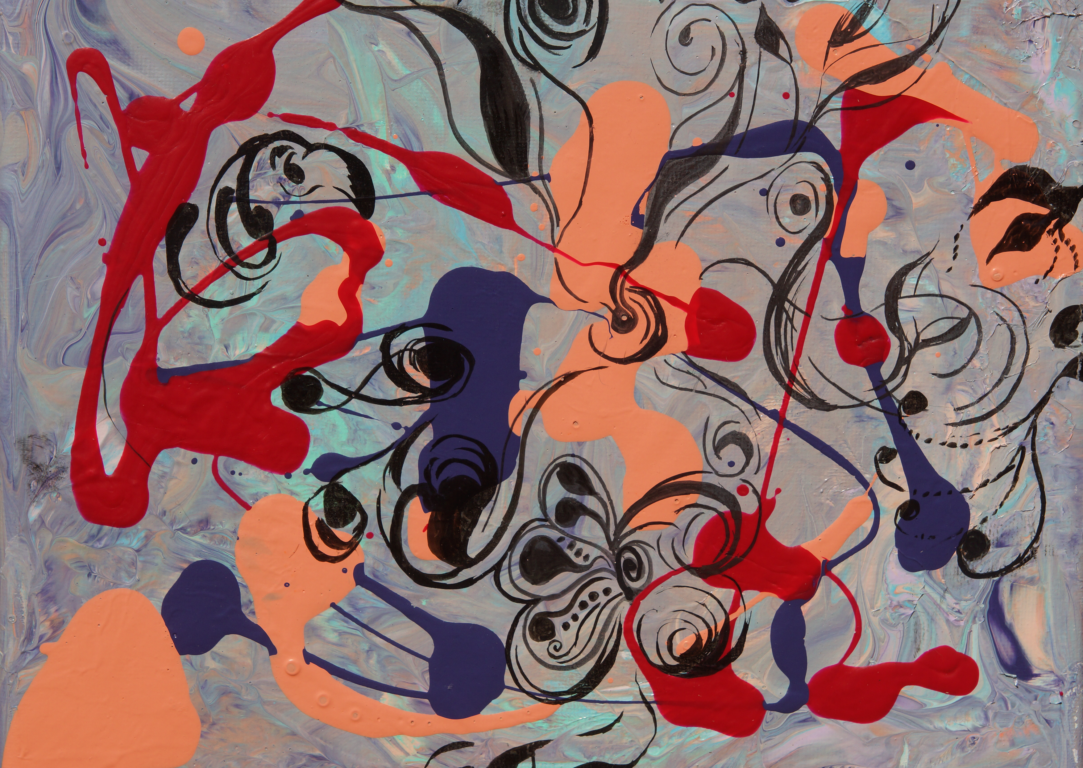 Painting 42 — abstract painting by Diana Bordean