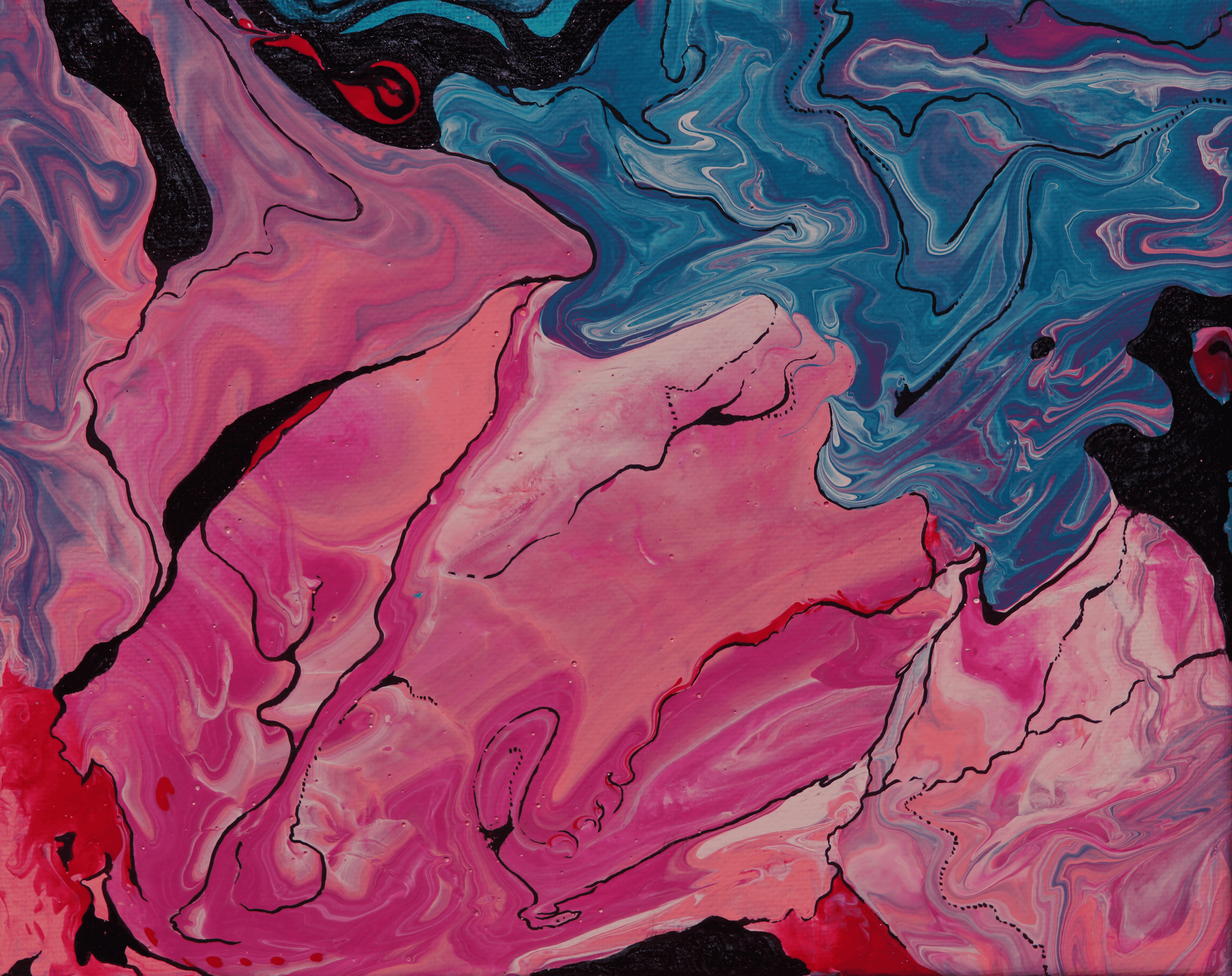 Painting 43 — abstract painting by Diana Bordean