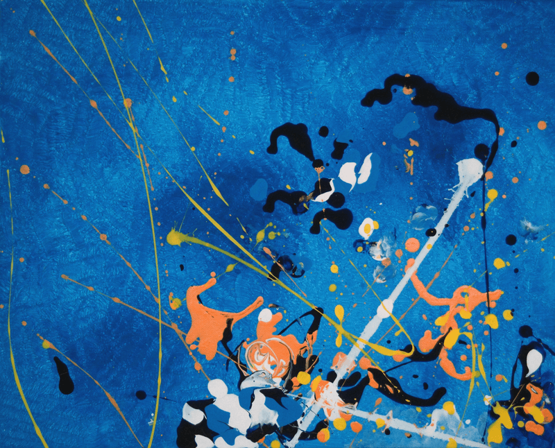 Painting 8 — abstract painting by Diana Bordean